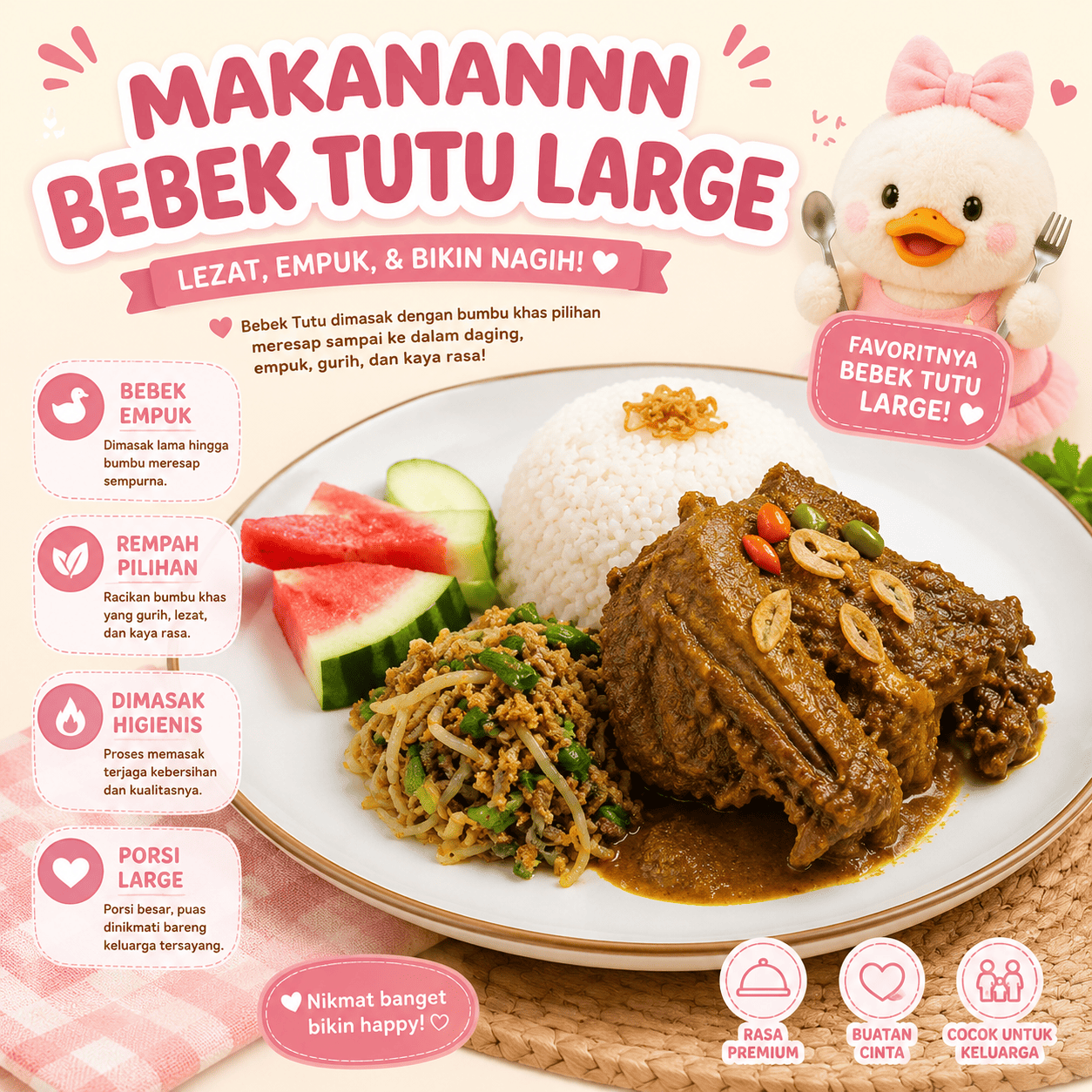 Bebek Tutu Large